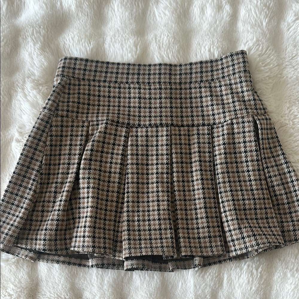 NWT American Eagle Plaid Mini Skort